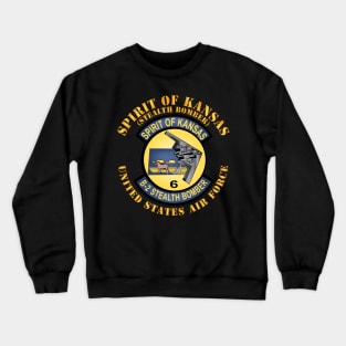 B2 - Spirit of Kansas Stealth Bomber Crewneck Sweatshirt